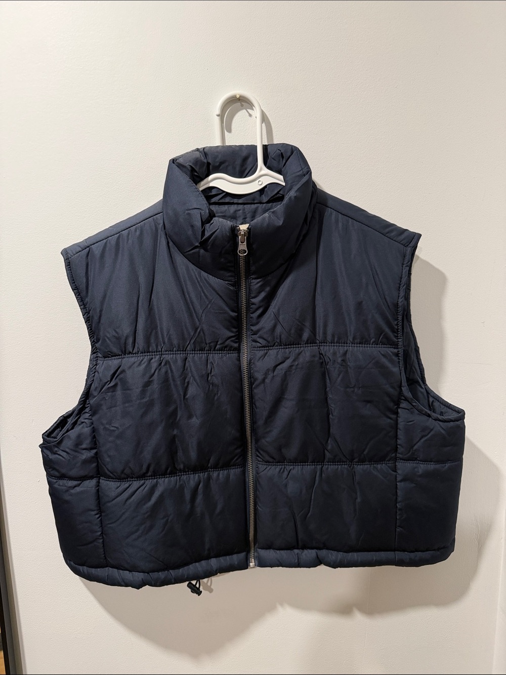 Thread & Supply Navy Quilted Puffer Vest